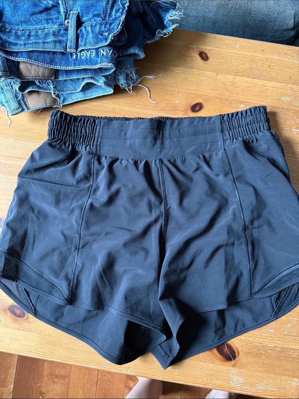 Lululemon 4 inch hottie hot shorts Black Women's Athletic Shorts -